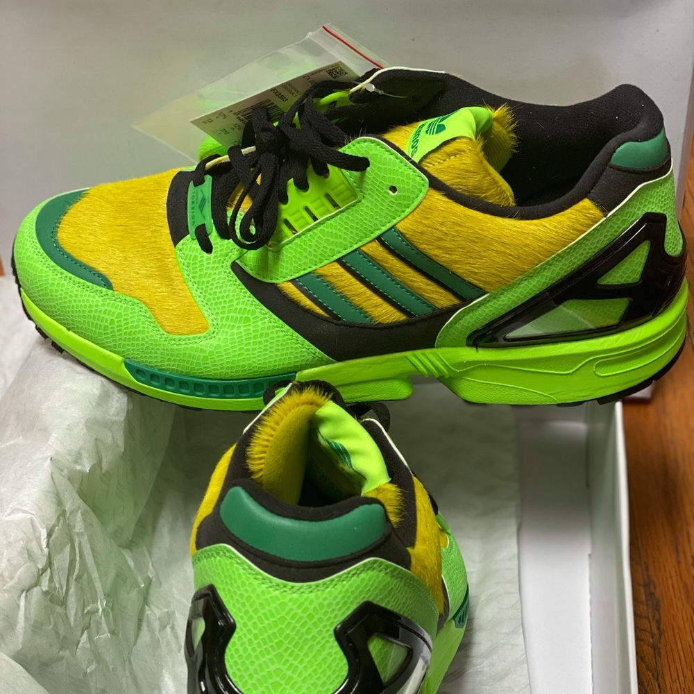 LIMITED - NWT Adidas ZX 8000 Atmos G-SNK 3 Size 13 faux fur